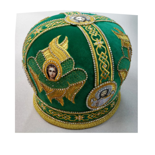 Митра "Херувим" зеленая