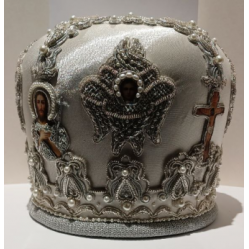 Митра "Херувим" Ручная работа, канитель, объемная вышивка