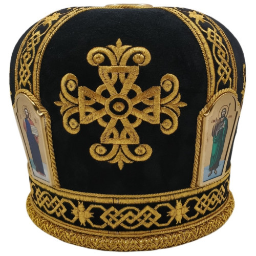 Митра" Крест "Черная"