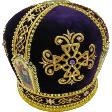 Митра "Крест" фиолетовая