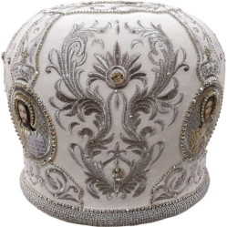Митра "Чаша" белая