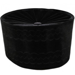 Скуфия греческая черного цвета бархат